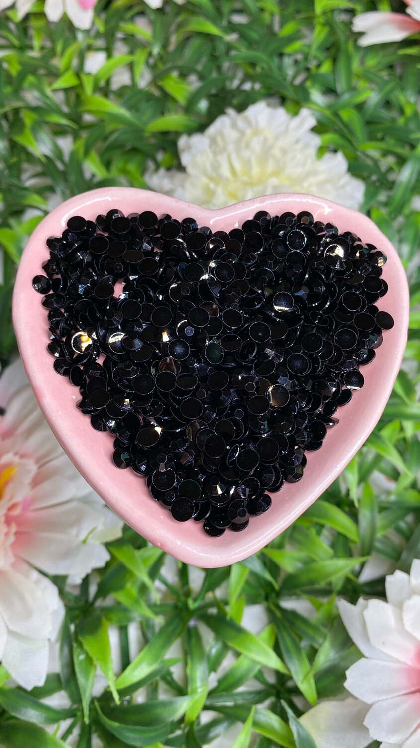 All Black Rhinestones (non AB)