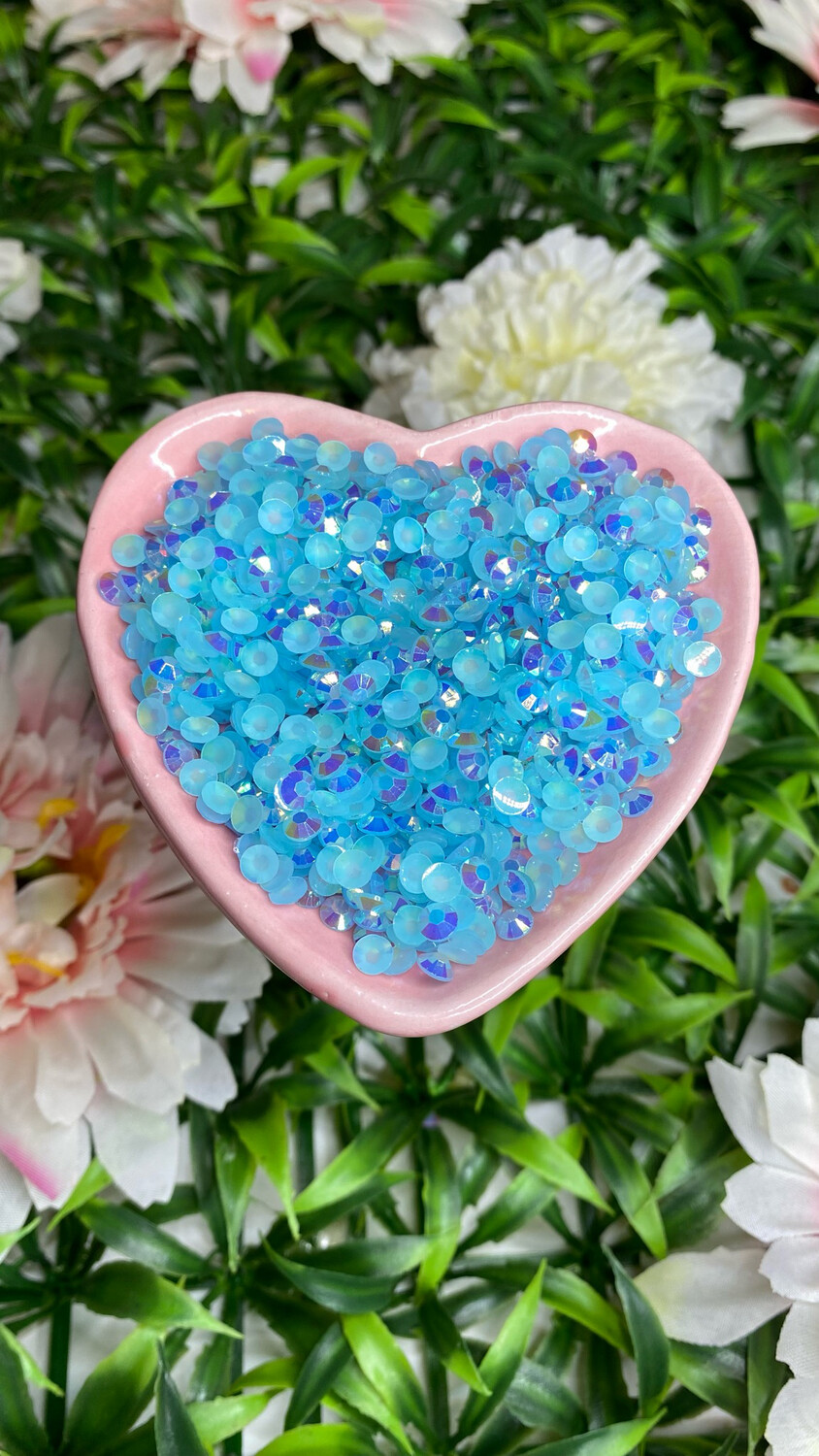 Aquamarine AB Jelly Rhinestones