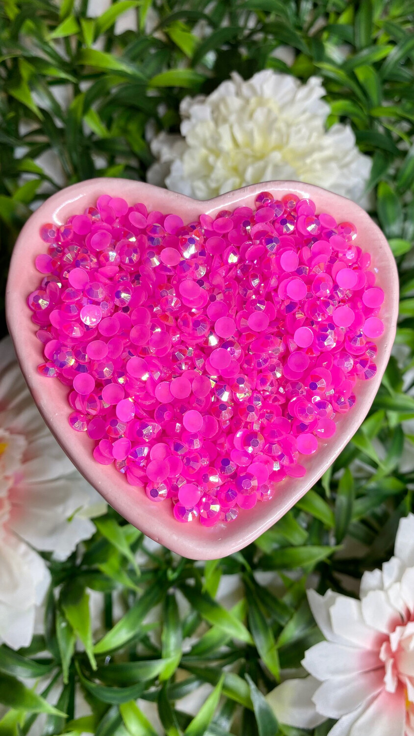 Fuchsia Pink AB Jelly Rhinestones