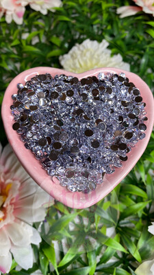 Ice Ice Baby Resin Rhinestones w/Silver Back