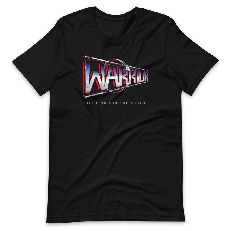 Warrior Fighting for the Earth Unisex T-Shirt. Vintage Style 80s Shirt, Retro Design T-Shirt