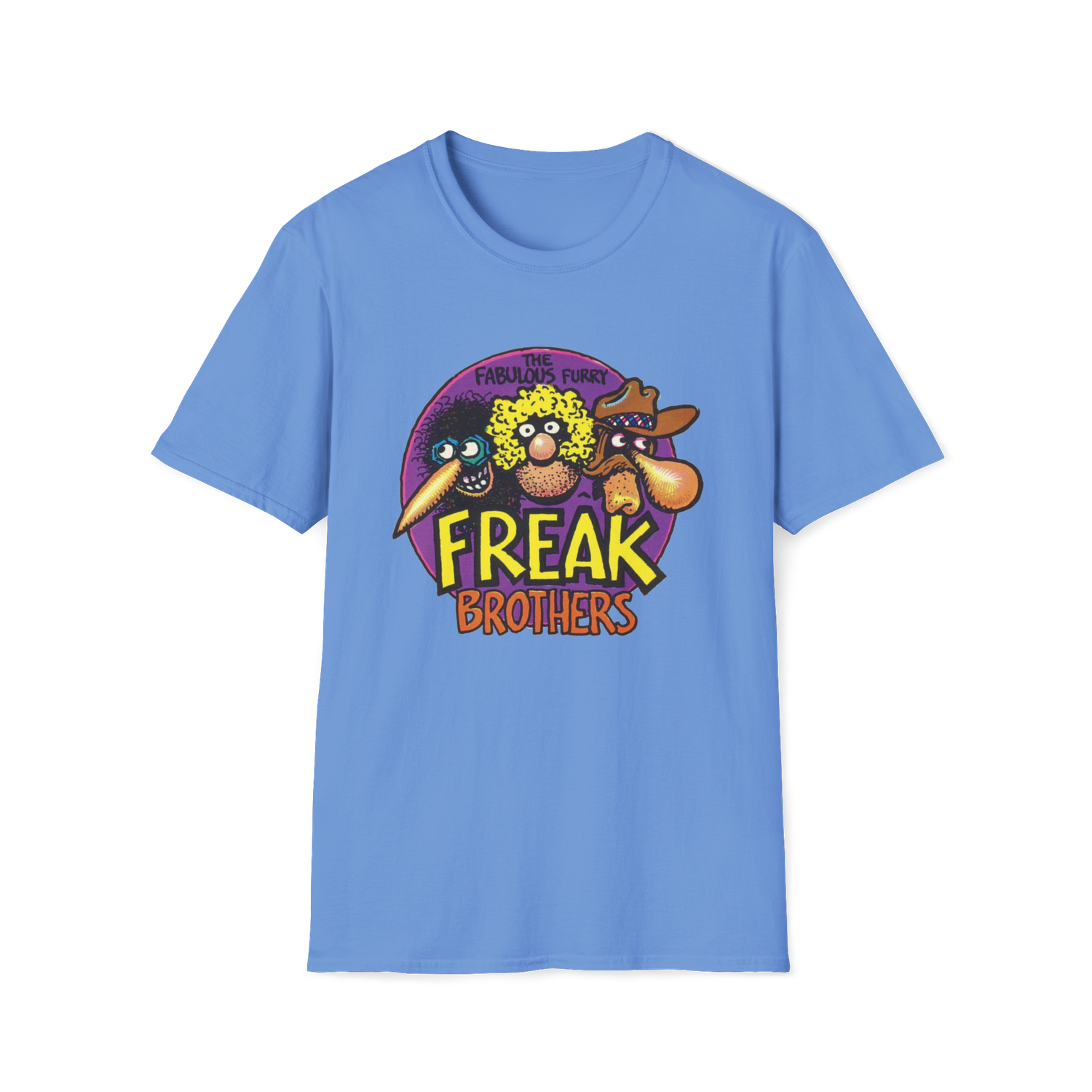 The Fabulous Furry Freak Brothers Unisex T-Shirt, Rare! Vintage Style 80s Shirt, Retro Design T-Shirt