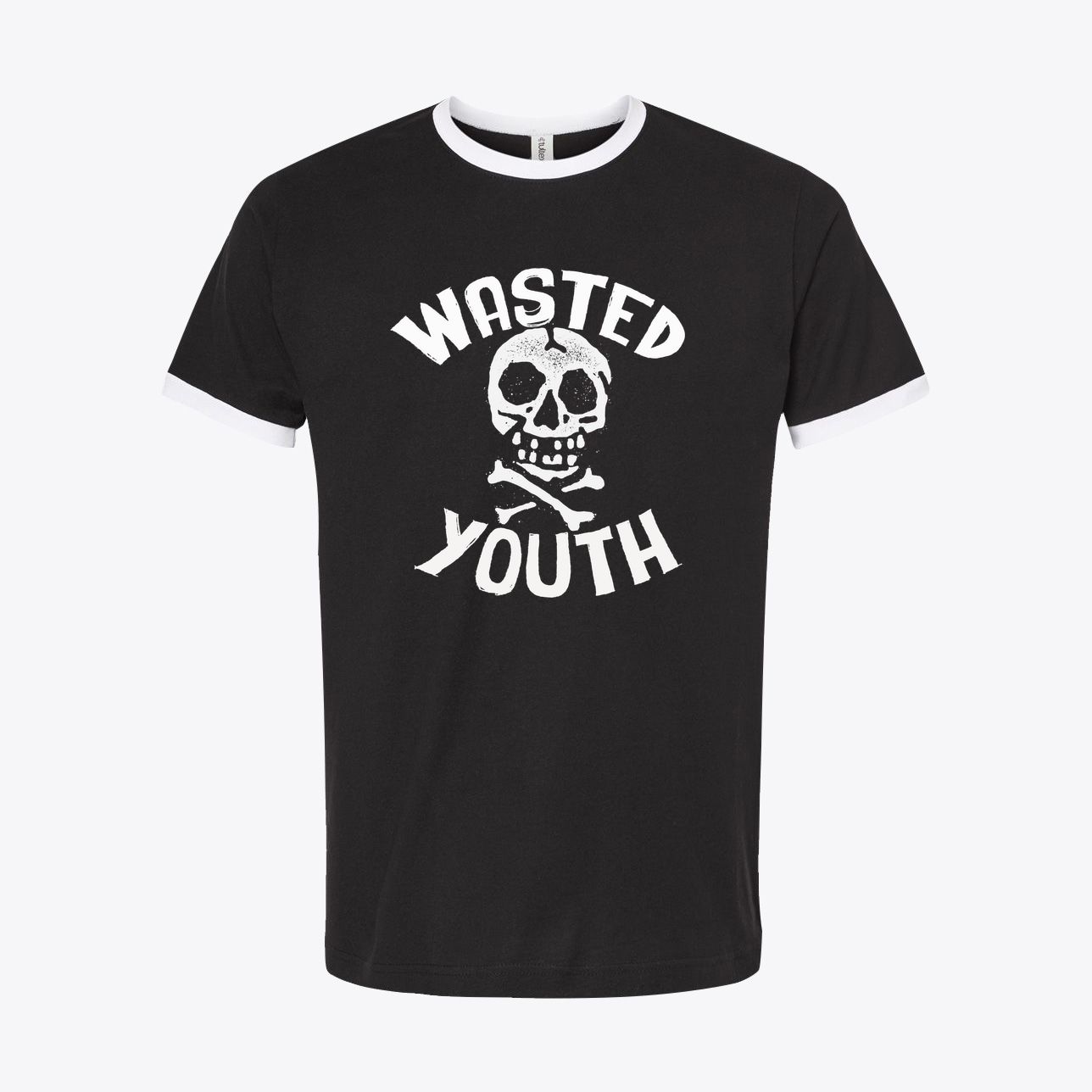 Wasted Youth — Retro Punk &amp; 80s Subculture Ringer Tee