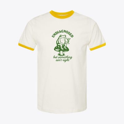 Undiagnosed but Something Ain’t Right – Vintage 80s Humor Tee