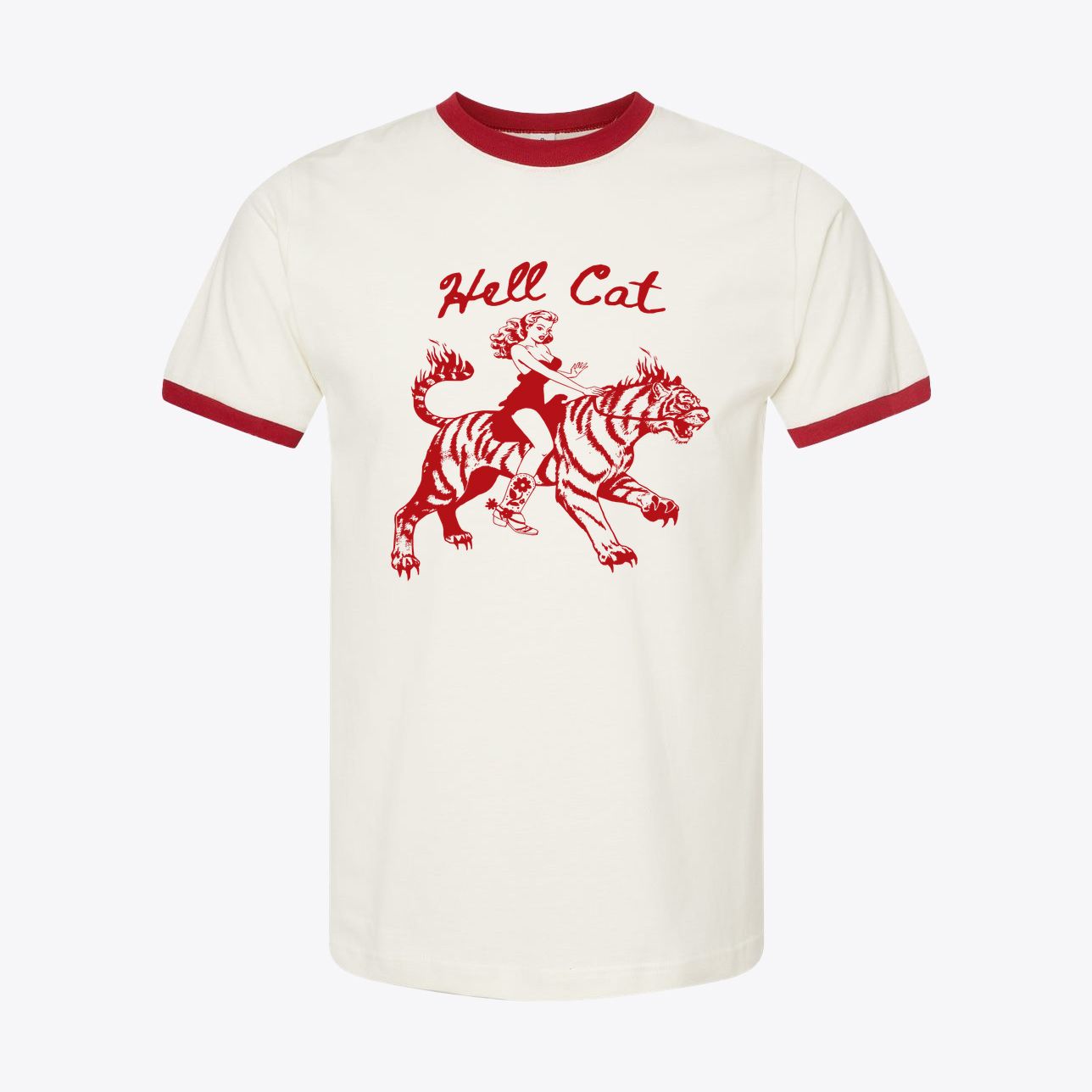 Hell Cat – Vintage Hot-Rod Era Retro Tee