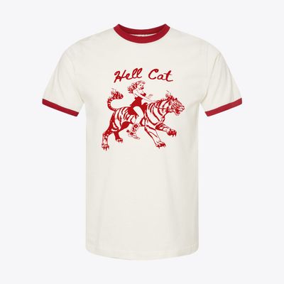Hell Cat – Vintage Hot-Rod Era Retro Tee