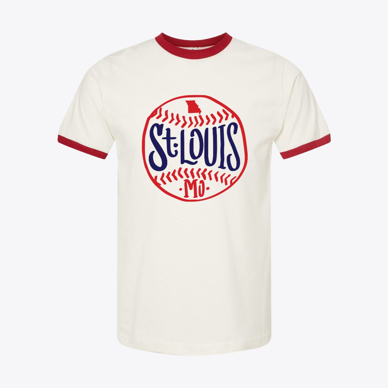 St. Louis Missouri - Retro Style Travel Tee
