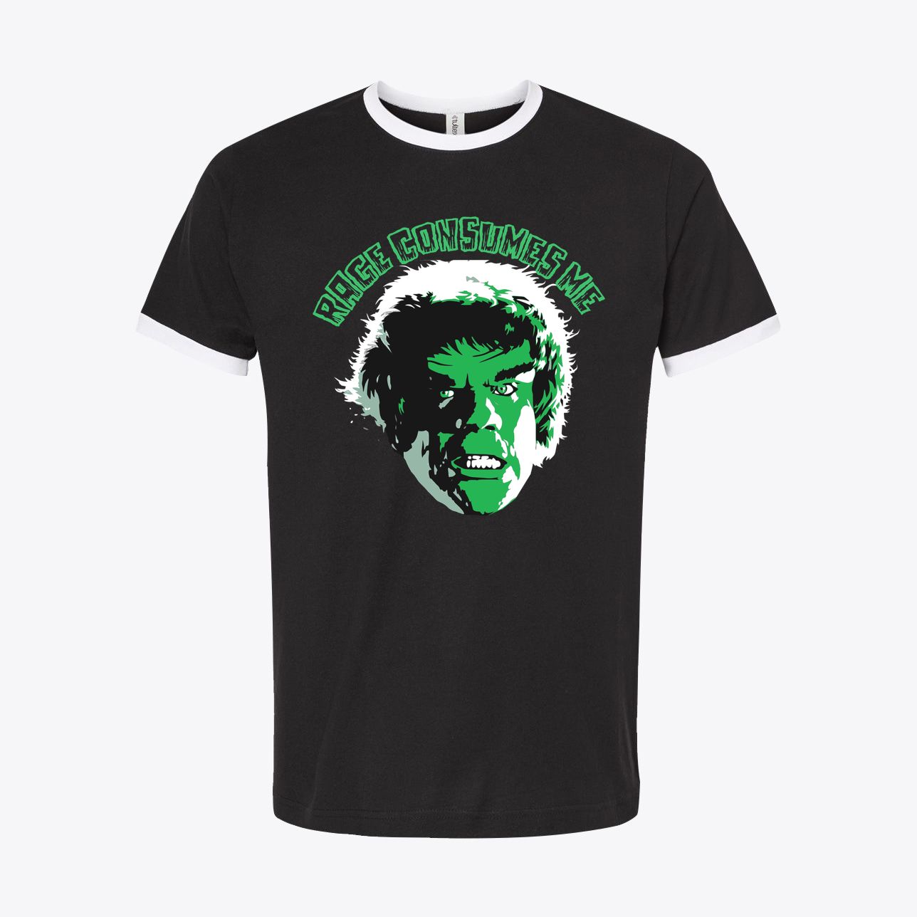 Rage Consumes Me – Retro 80s Dark Humor Tee