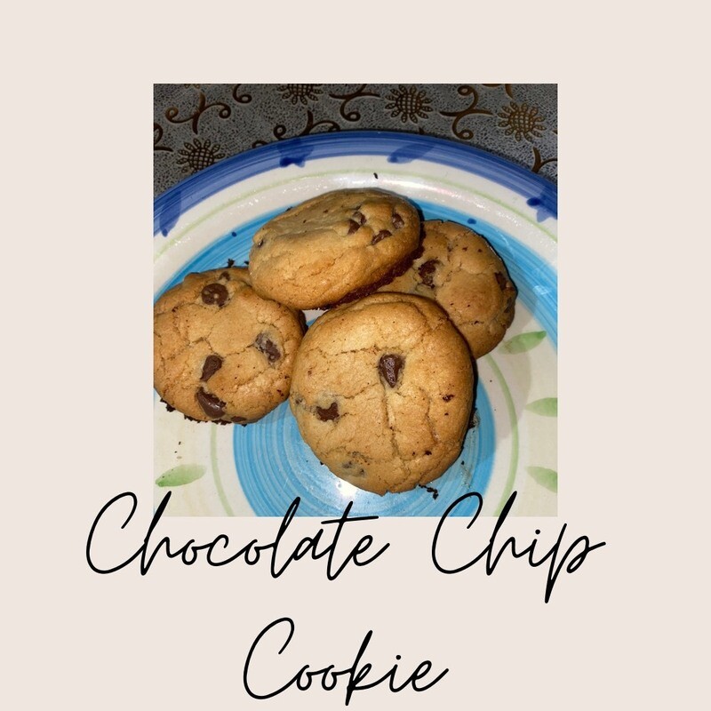 Half a dozen chocolate chip cookies