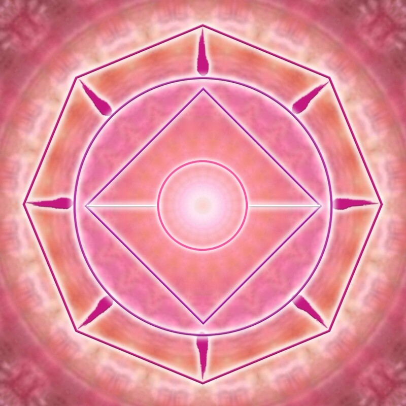 Pink Heart Blossen