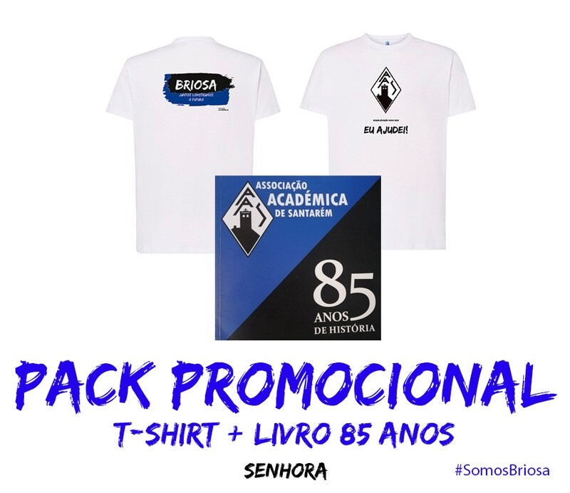 Pack Livro 85 Anos AAS + T-Shirt FEMININO