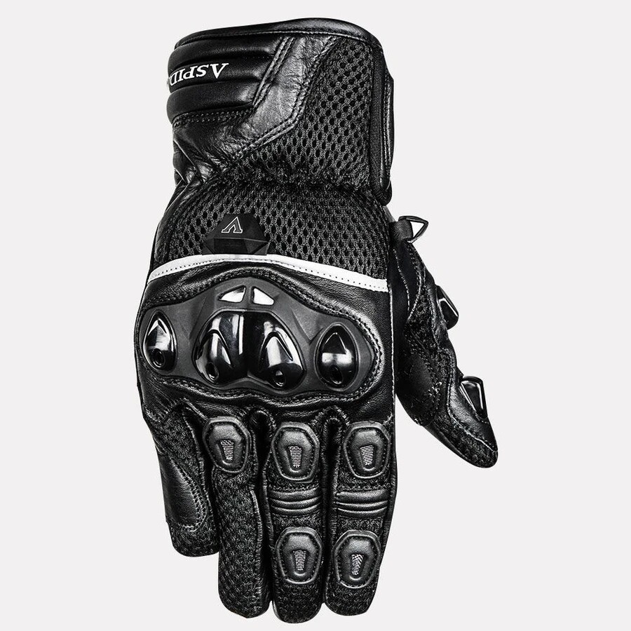 ASPIDA Phaeton Short Cuff Mesh & Leather Gloves