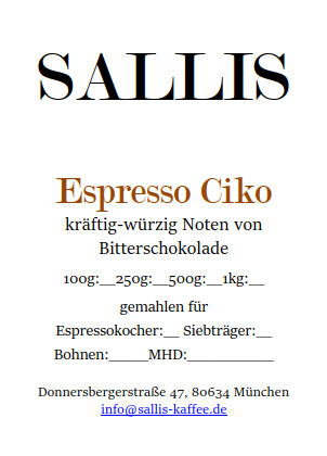 Espresso Ciko