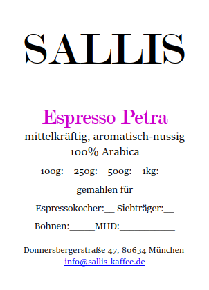 Espresso Petra