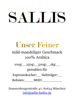 Espresso Unser Feiner