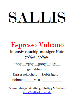 Espresso Vulcano