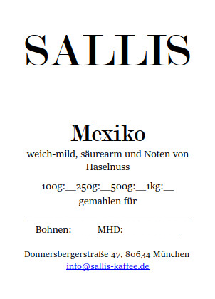 Kaffee Mexiko