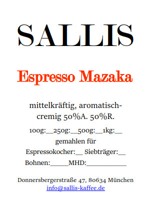 Espresso Mazaka
