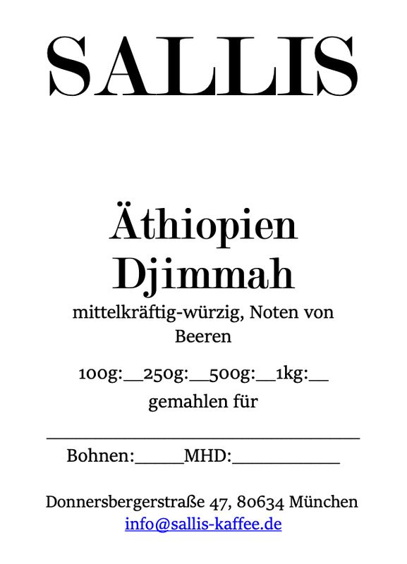 Äthiopien Djimmah Äthiopien Djimmah