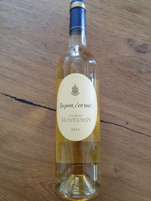 Monbazillac &quot;Un point, c&#39;est tout!&quot; Château Montdoyen