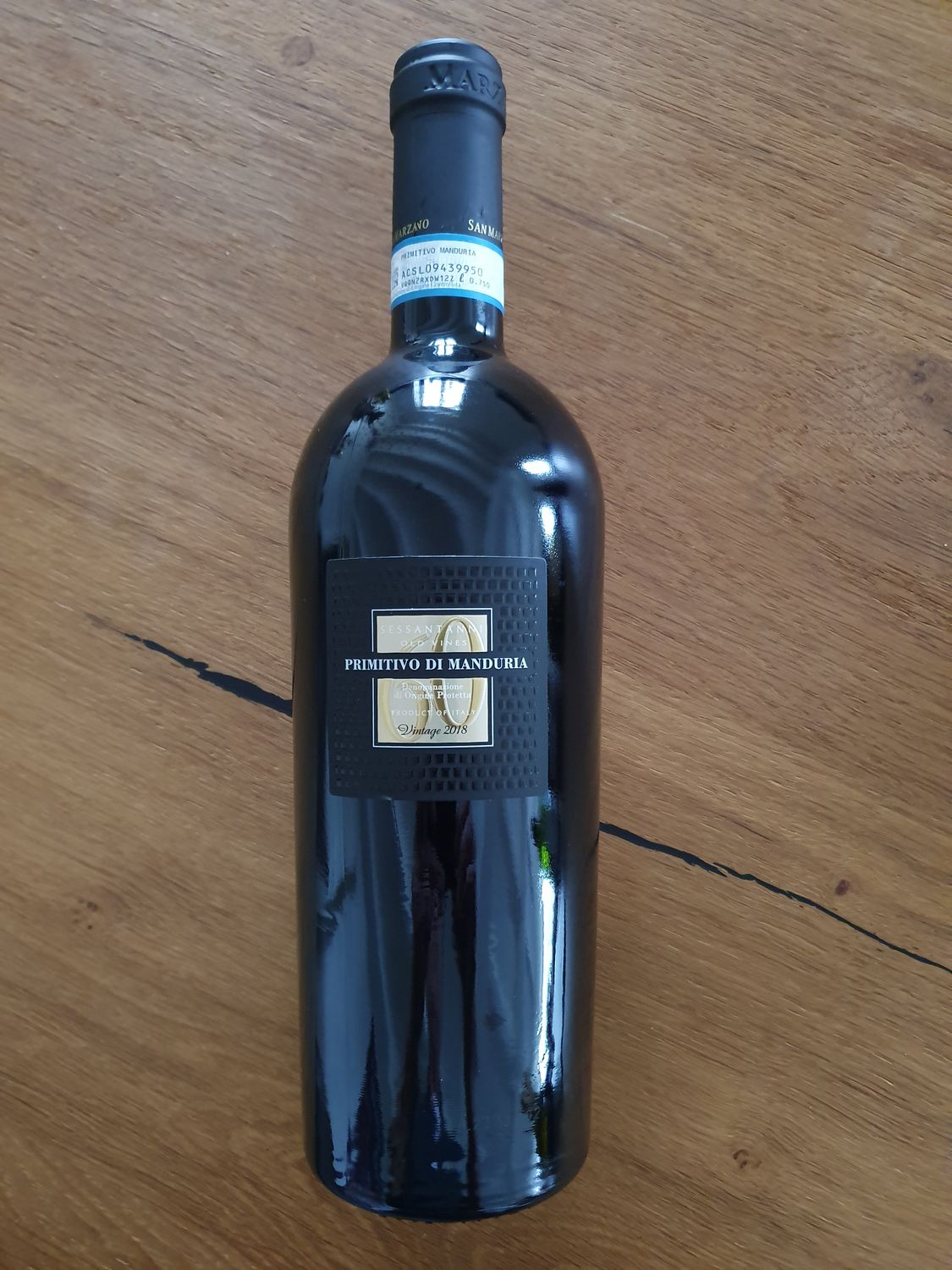Sessantanni Old Vines primitivo di Manduria