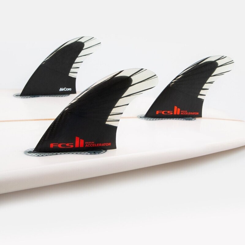 FCS II ACCELERATOR PC CARBON TRI FINS