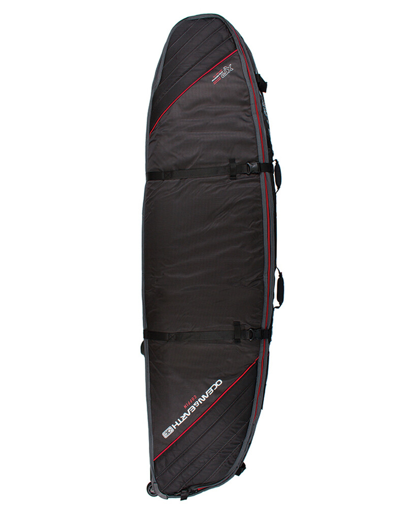 Quad Wheel Shortboard Board Cover, Size: 6´6, Color: Black / Red