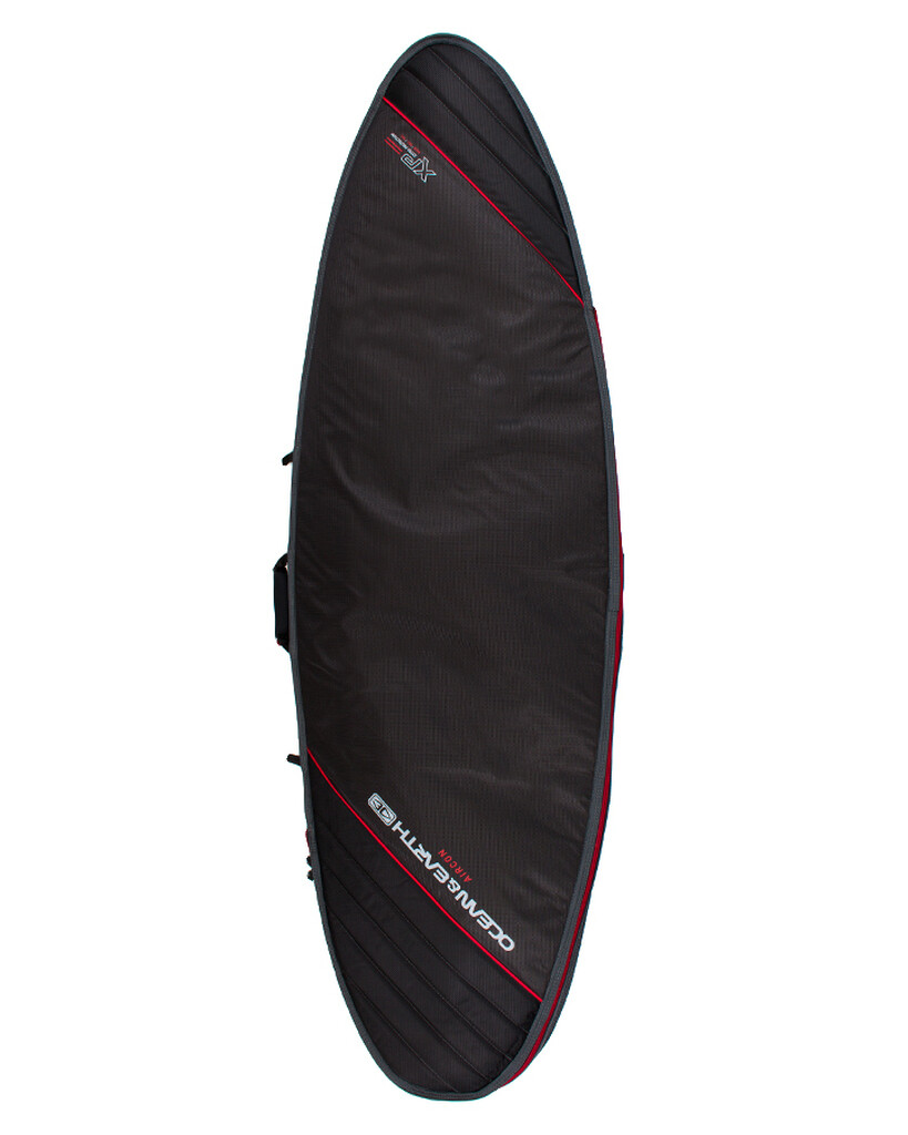 Aircon Fish Board Cover, Size: 5´8, Color: Black / Red