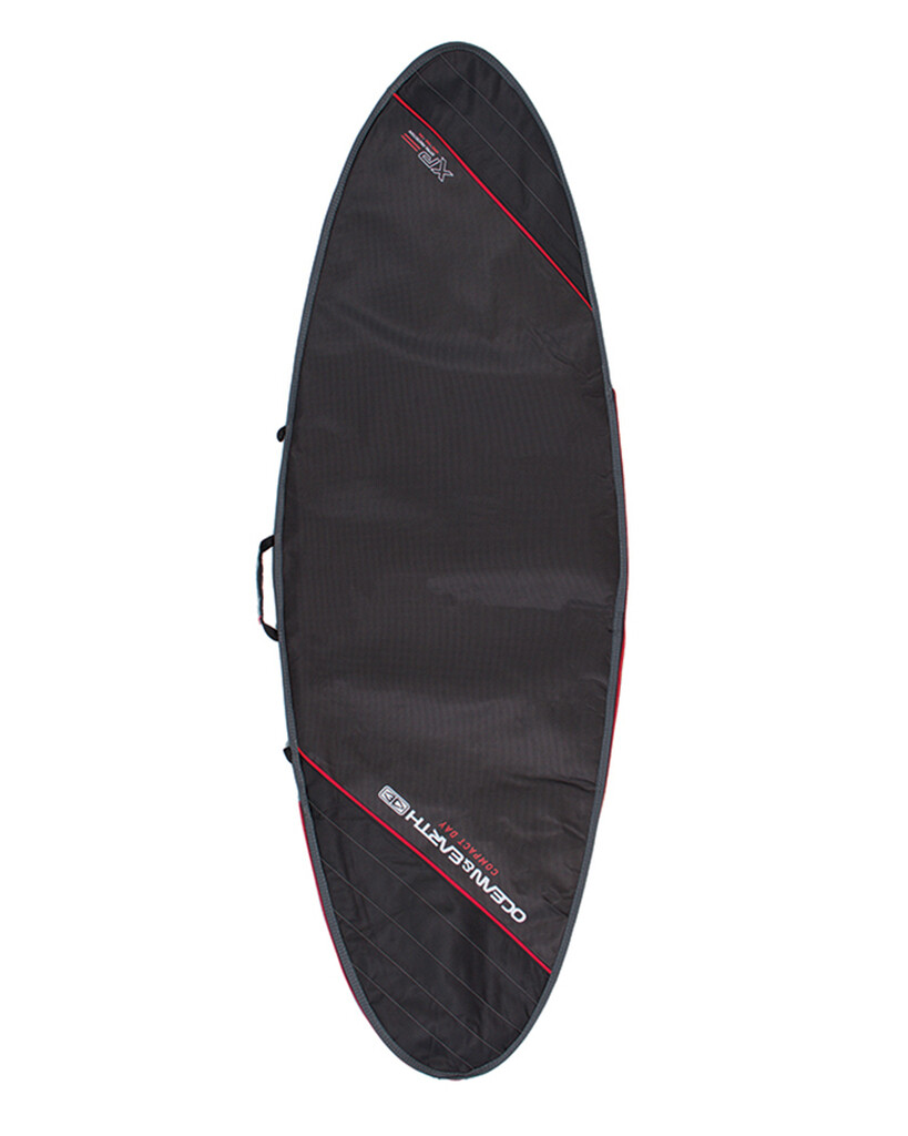 Compact Day Fish Cover, Size: 5´8, Color: Black / Red