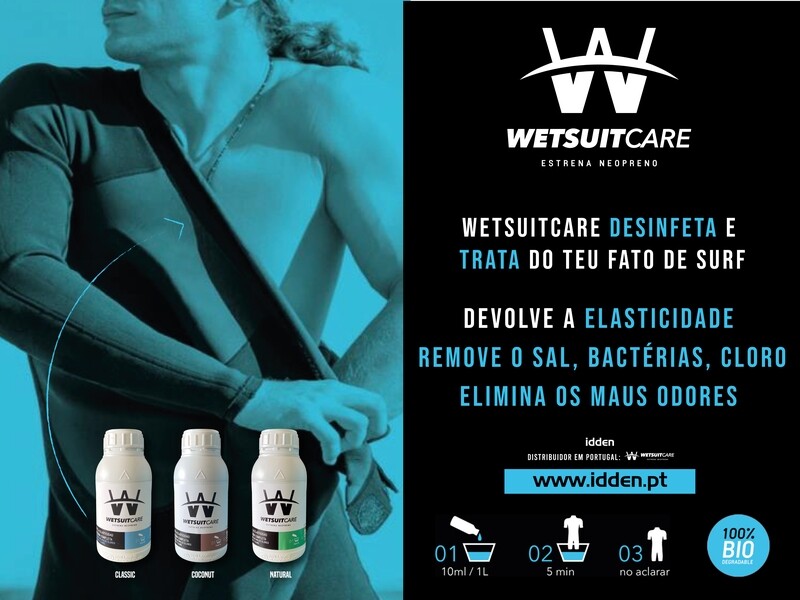 Idden Friend - Wetsuitcare  Desinfeta e trata do teu fato de surf