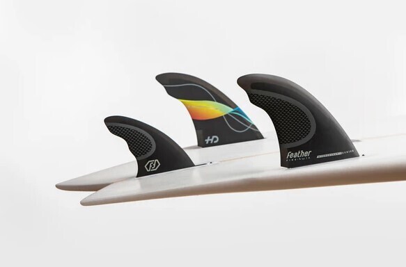 HYDRODYNAMIC TWIN FIN 2+1. SINGLE TAB