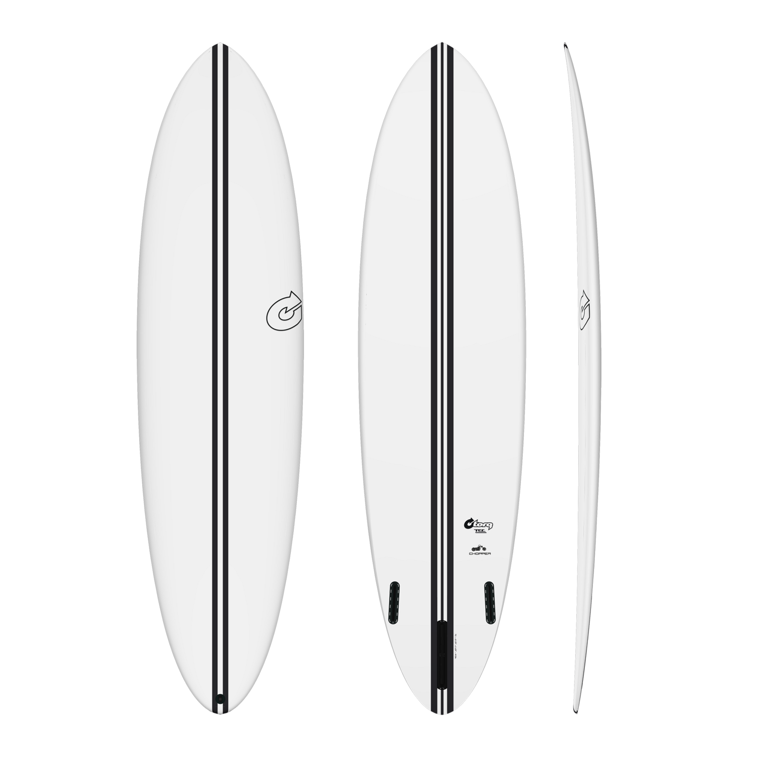 CHOPPER, Tamanho: 6’10 x 20 3/4” x 2 5/8”	- 42.6 ltr, Cor: Tec White