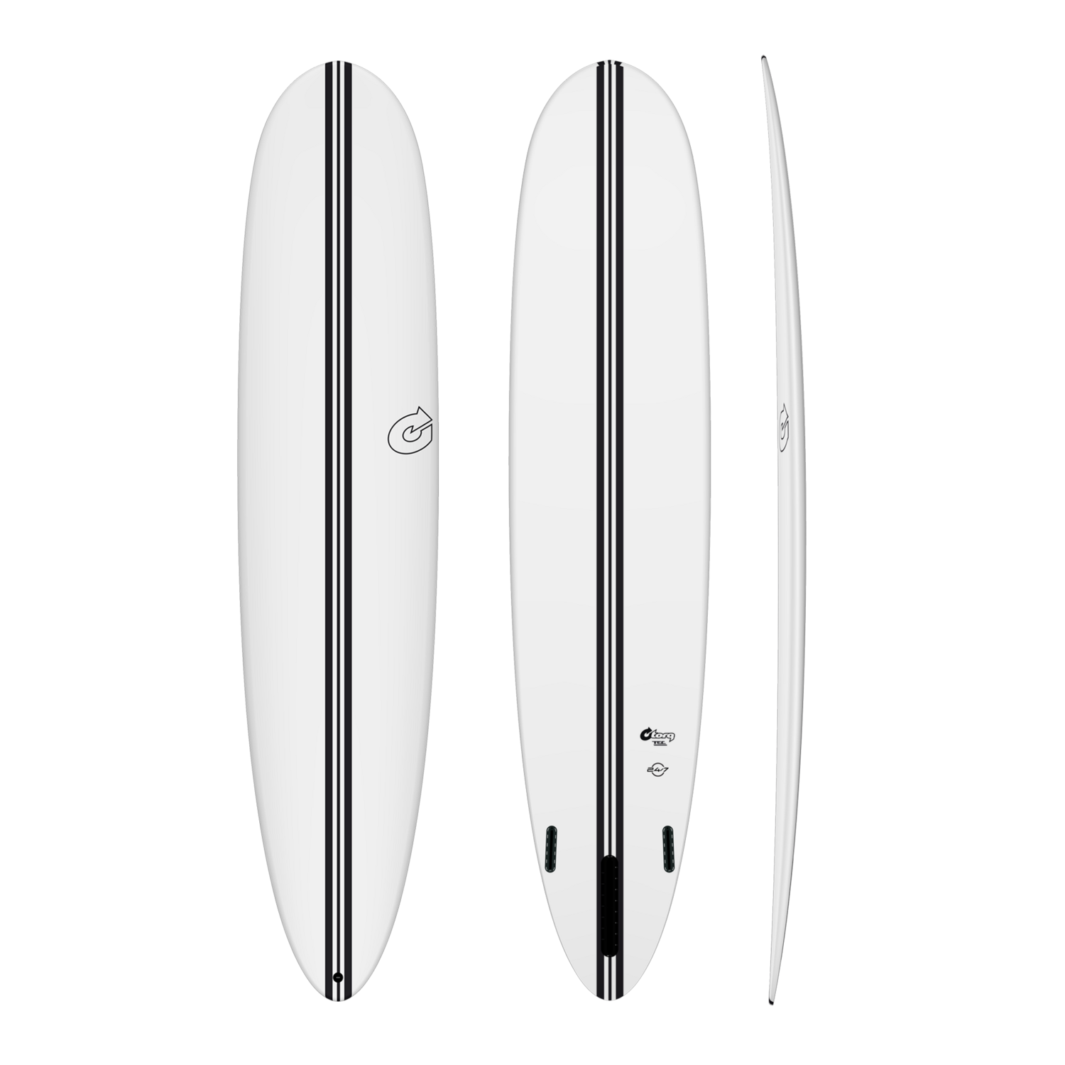 24/7, Tamanho: 9’0 x 23” x 3 1/8”	- 73 ltr, Cor: Tec White