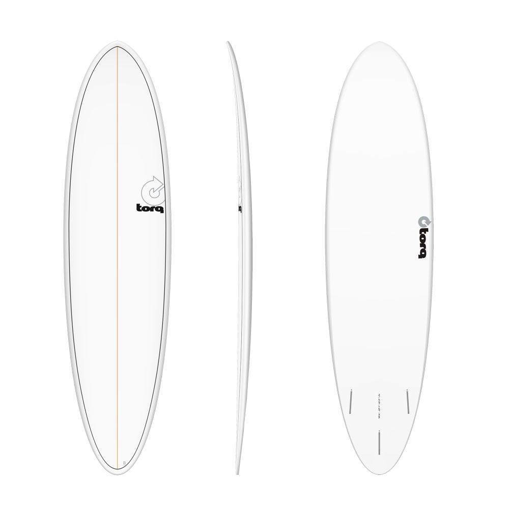 MOD FUN, Tamanho: 6’8 x 21” x 2 3/4” - 41.8 ltr, Contrução / Cor: TET (WHITE + PINLINE)