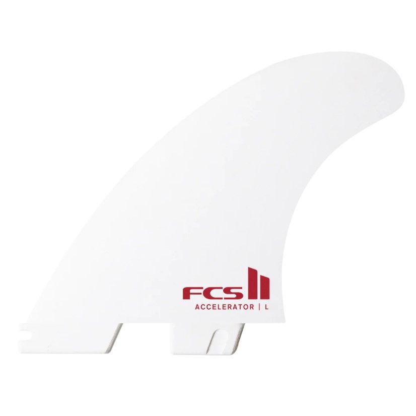 FCS II Accelerator White Edition Tri Fin Set