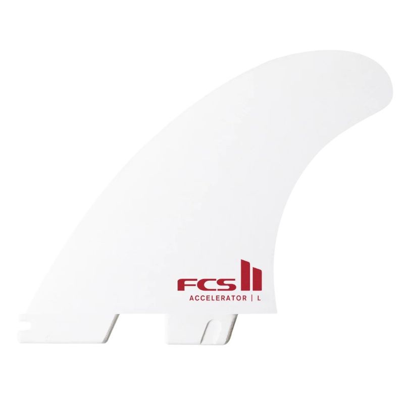 FCS II Accelerator White Edition Tri Fin Set