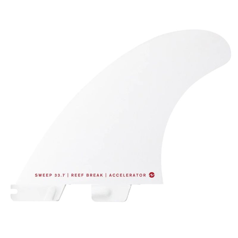 FCS II Accelerator White Edition Tri Fin Set