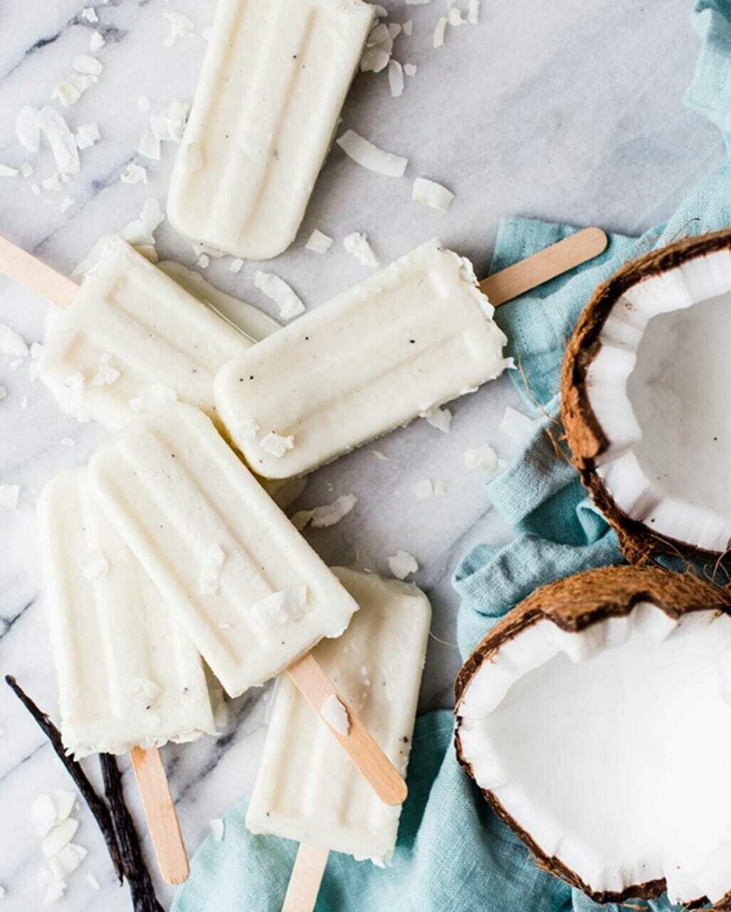 Helado de coco