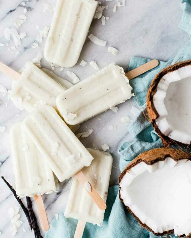 Helado de coco