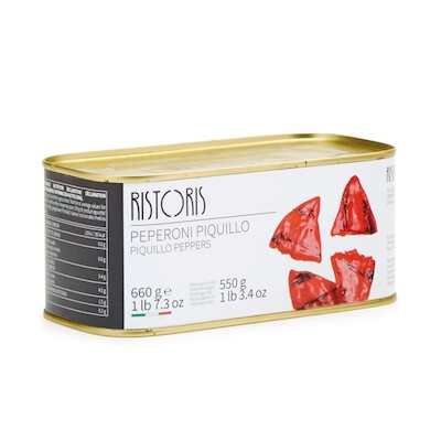 RISTORIS GRILLED PIQUILLO PEPPERS TIN 6*700G