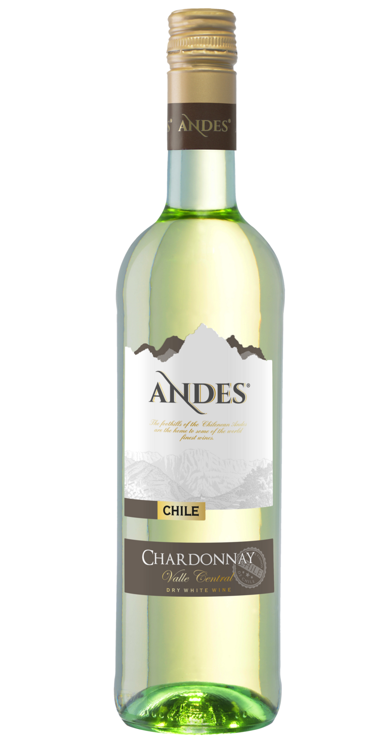 Andes White Chardonnay Chile Dry 750 ML
