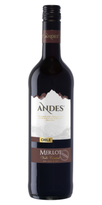 ANDES RED MERLOT CHILE DRY 6*0.75CL