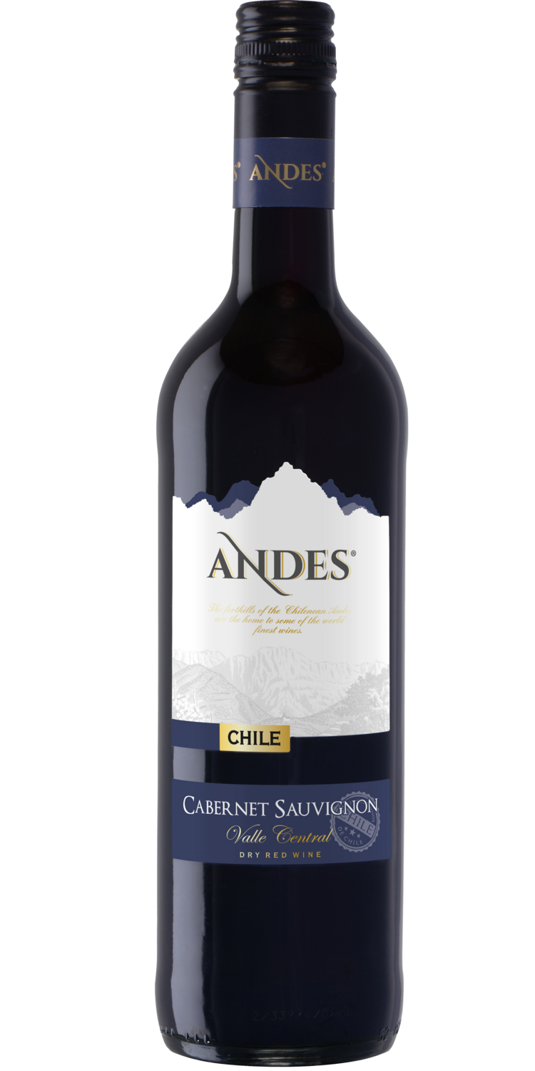 Andes Red Cabernet Sauvignon Chile Dry 750ml