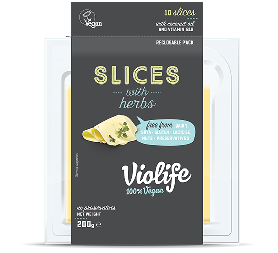 Violife Slices With Herbs 140G