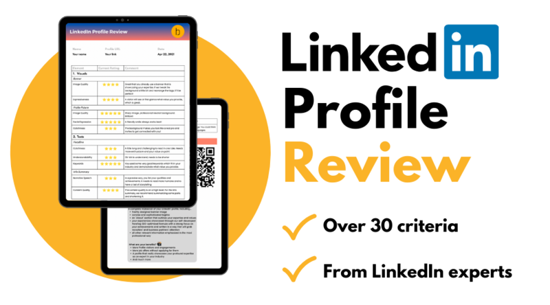 LinkedIn Profile Review