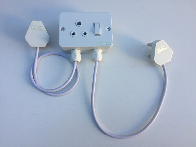 10A 220V AC Auto changeover transfer switch plug