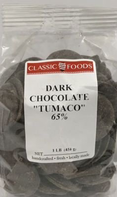 DARK CHOCOLATE "TUMACO" 65% (1 LB)