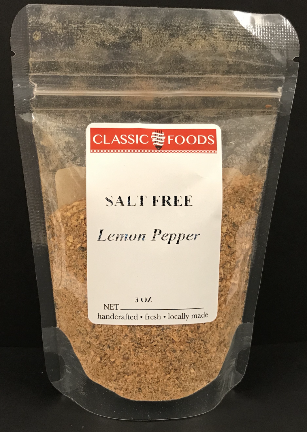 SALT FREE-LEMON PEPPER  3 oz