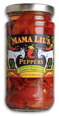 MAMA LIL'S PICKLED PEPPERS (12 OZ)