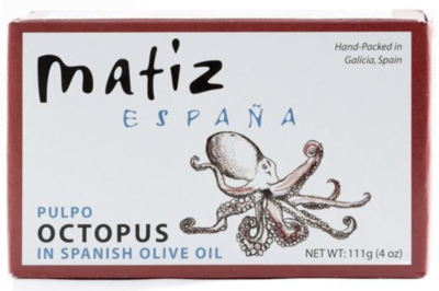 PULPO - OCTOPUS IN OLIVE OIL (4 OZ)